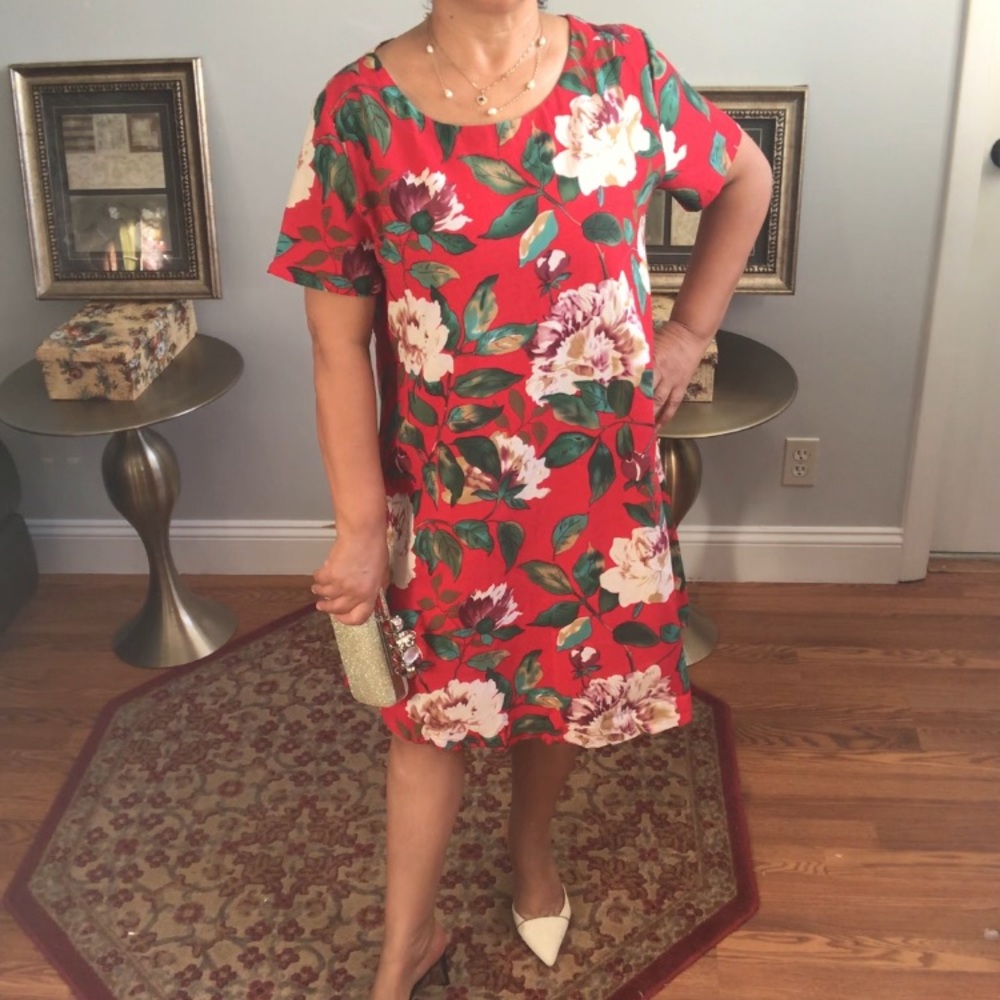 NWOT  Cotton MIDI Dress loose and breathable Linen - Picture 11 of 16